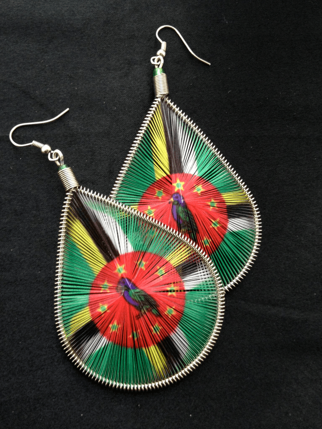 Flag Thread Earrings 