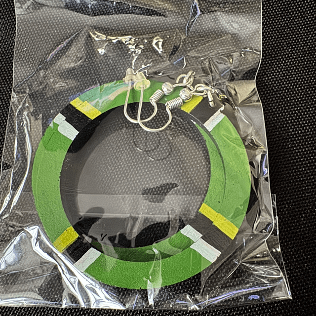 Dominica Painted Earrings  