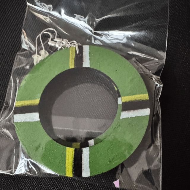 Dominica Painted Earrings  