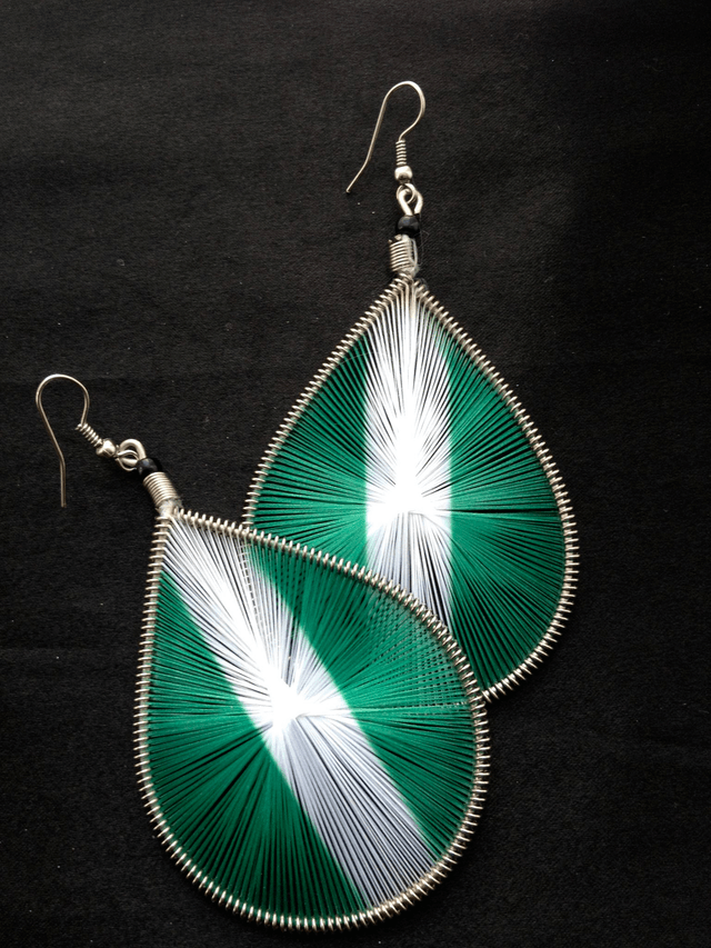 Flag Thread Earrings 