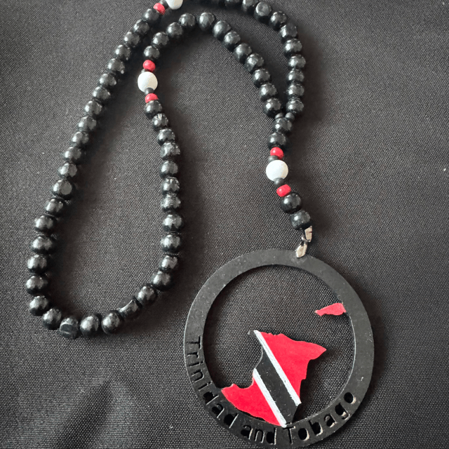 Flag Map Beaded Chain 
