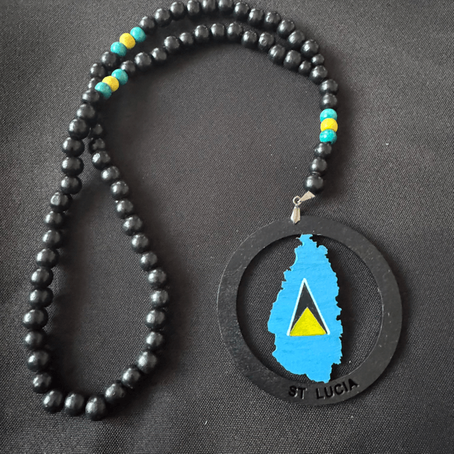 Flag Map Beaded Chain 