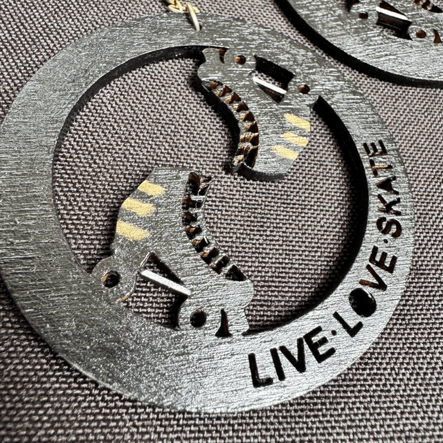 Live.Love.Skate Earrings 