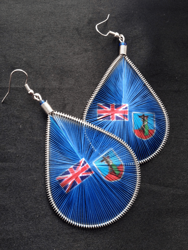Flag Thread Earrings 