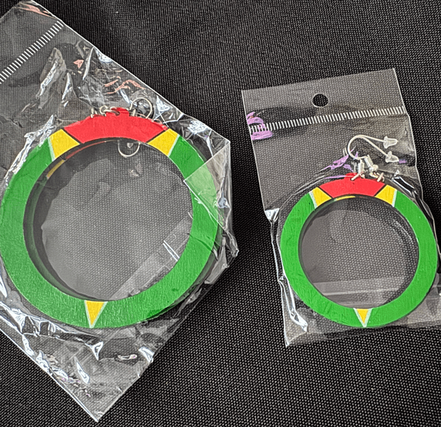 Guyana Painted Earrings 