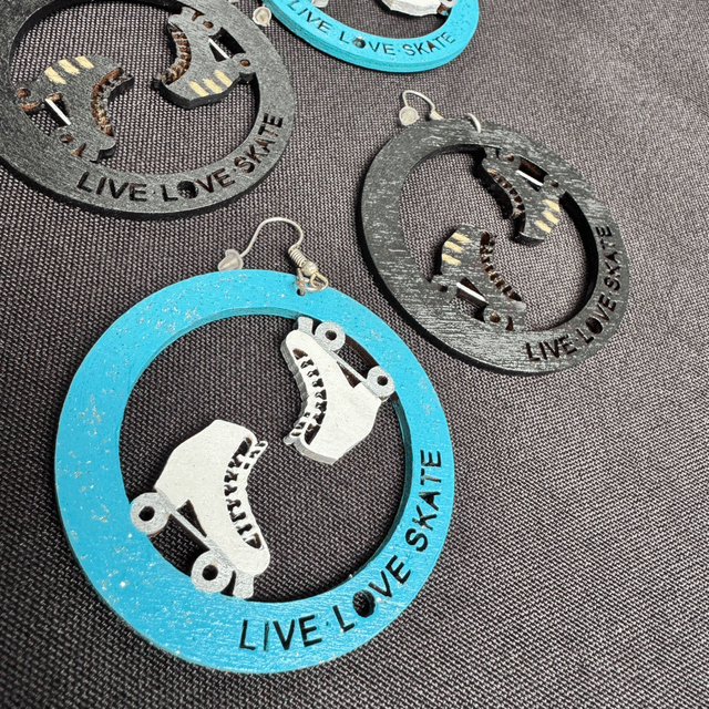 Live.Love.Skate Earrings 